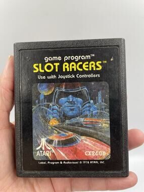 Slot Racers (Atari 2600) Cartridge CLEANED & TESTED